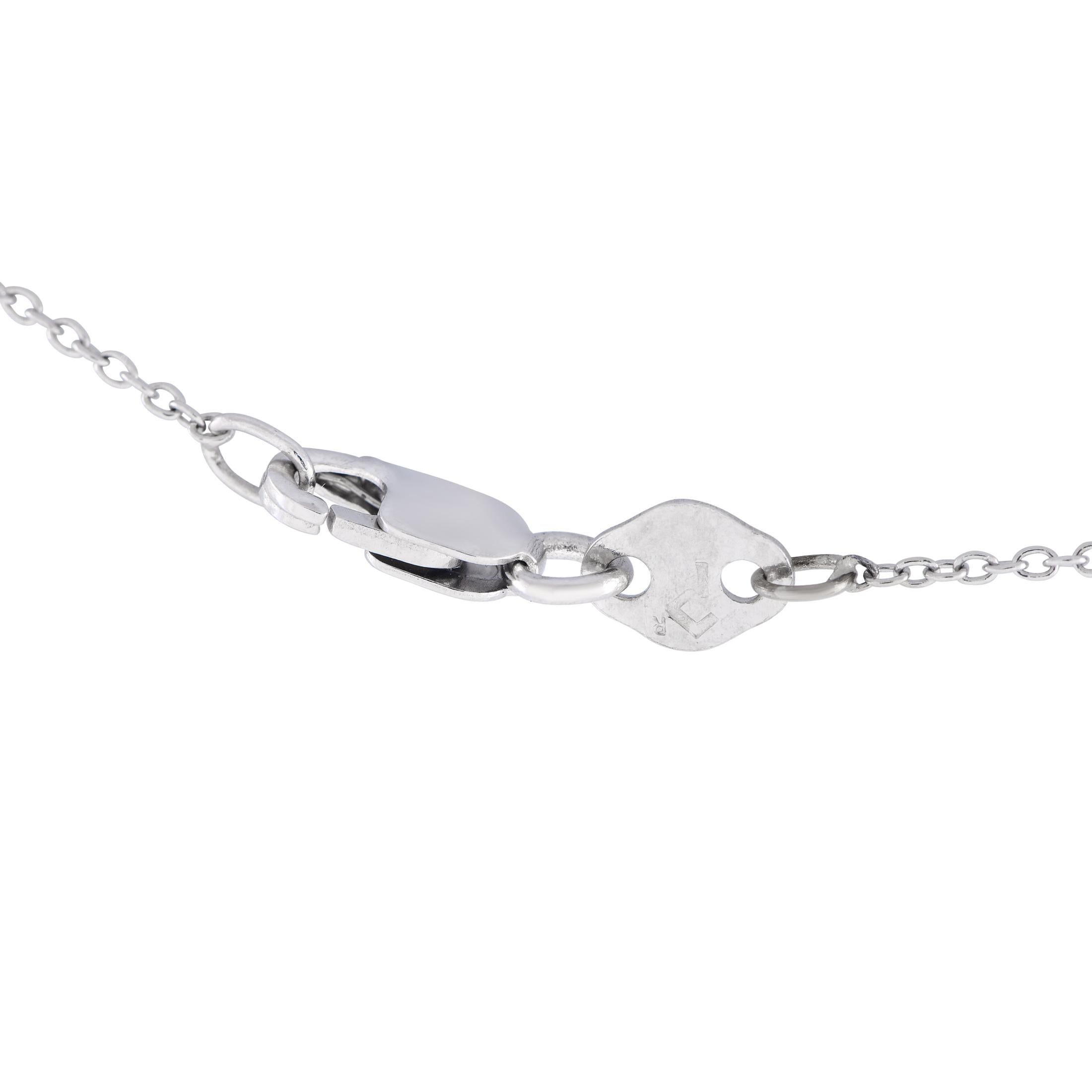 Round Cut Roberto Coin 18k Yellow and White Gold 0.80ct Diamond Champagne Cork Necklace