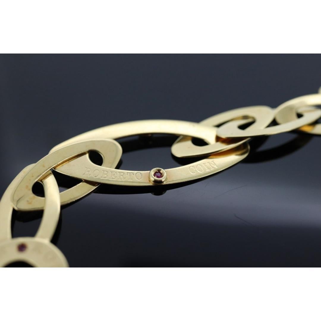 Roberto Coin Armband aus 18 Karat Gelbgold. Chic und Shine-Armband. Roberto Münze im Zustand „Gut“ im Angebot in Port Charlotte, FL