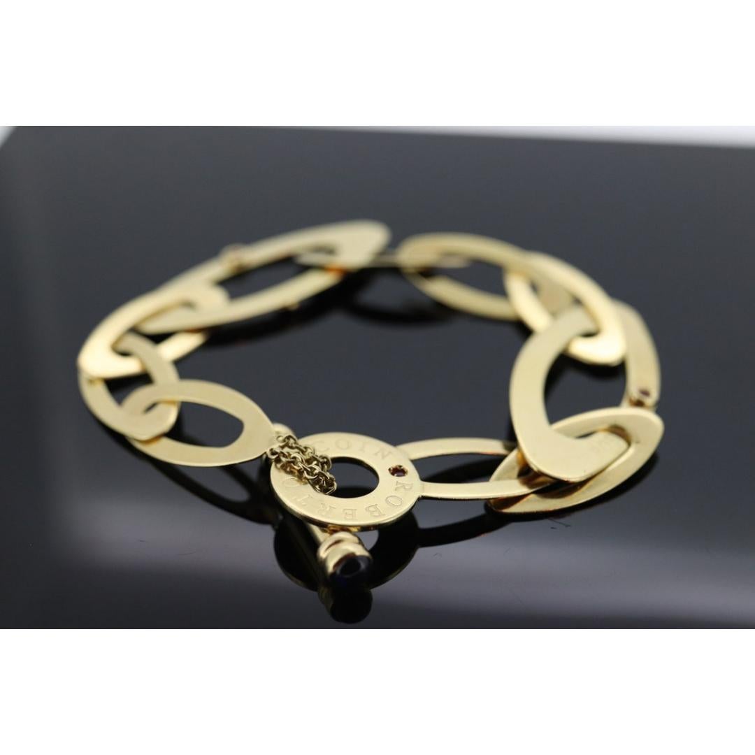 Roberto Coin Armband aus 18 Karat Gelbgold. Chic und Shine-Armband. Roberto Münze im Angebot 1