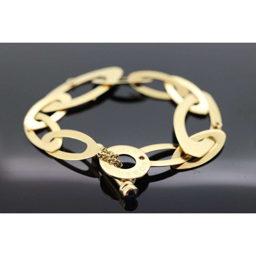 Roberto Coin Armband aus 18 Karat Gelbgold. Chic und Shine-Armband. Roberto Münze im Angebot 4
