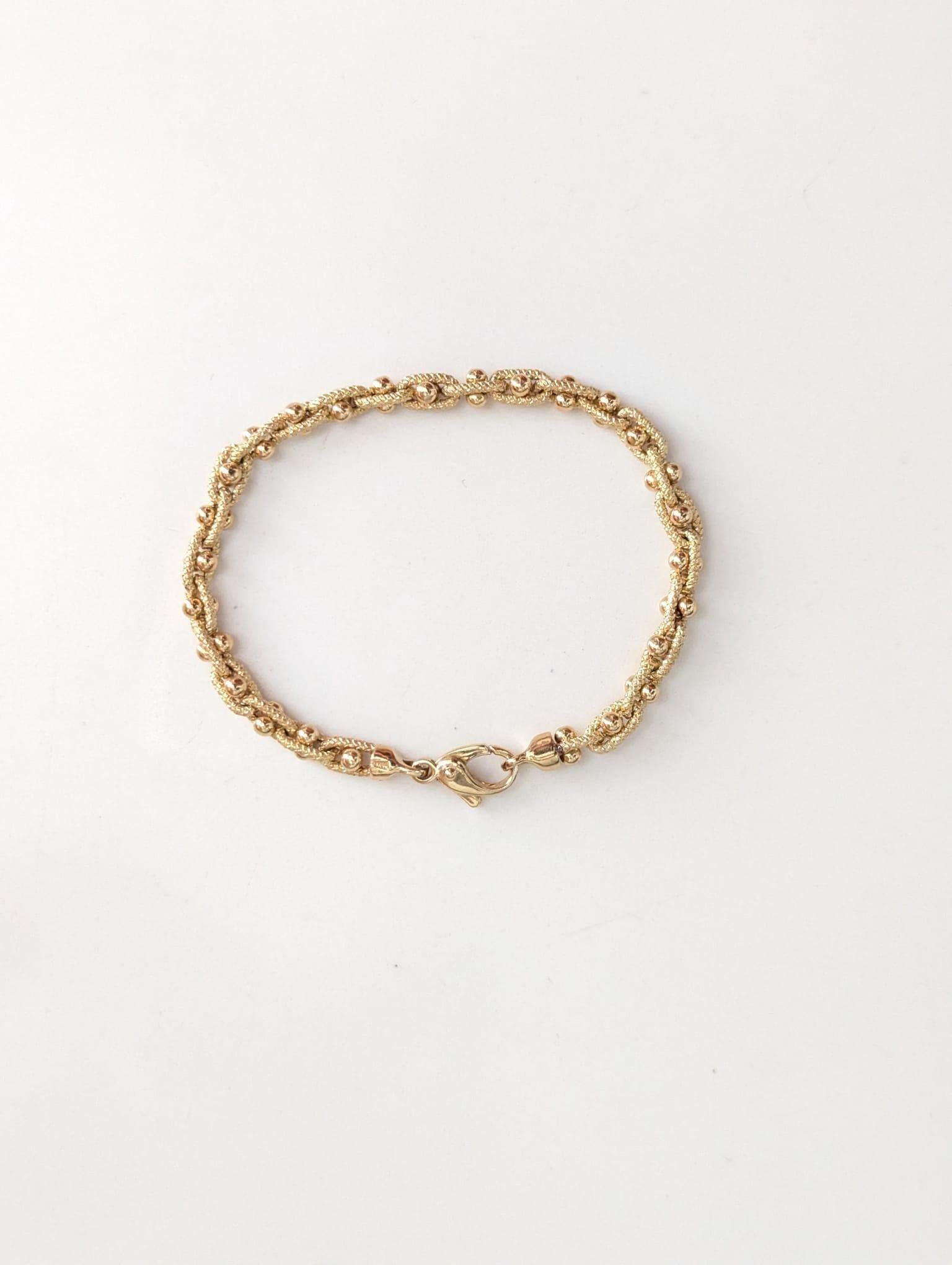 Roberto Coin Armband aus 18 Karat Gelbgold mit Kette (Zeitgenössisch)