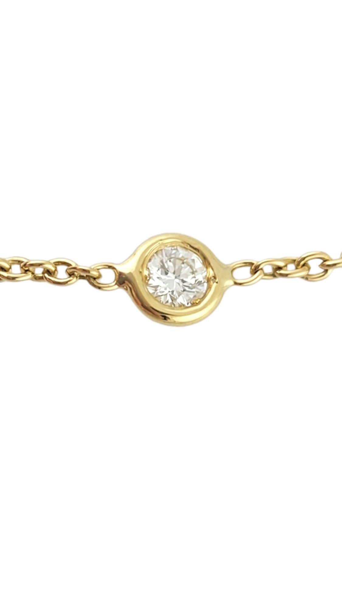 Roberto Coin 18K Yellow Gold Diamond by Inch 12 Station Necklace

Beautiful Roberto Coin chain necklace crafted from 18K yellow gold and decorated with 12 sparkling, round cut diamonds!

Approximate total diamond weight: 1.20 cts.

Diamond clarity: