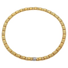 Roberto Coin 18k Yellow Gold Diamond Necklace