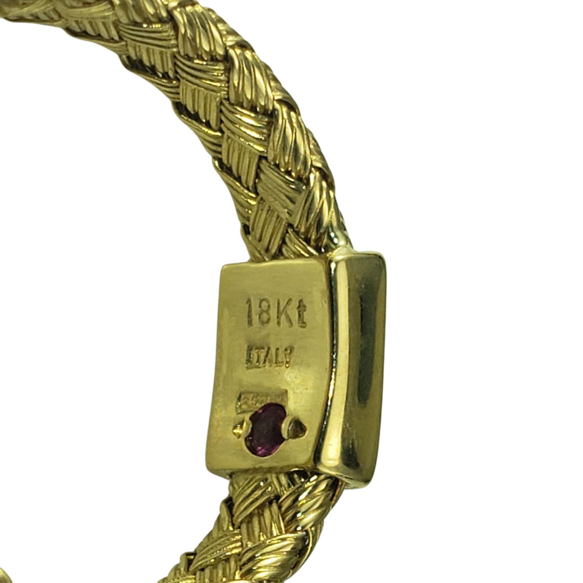 Roberto Coin 18K Yellow Gold & Diamond Primavera Ring Size 4.75 #21966 For Sale 1