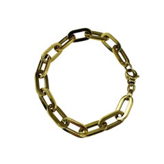 Roberto Coin 18K Yellow Gold Paperclip Bracelet with Box #22423