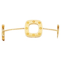 Roberto Coin 18k Yellow Gold Square Link Bracelet