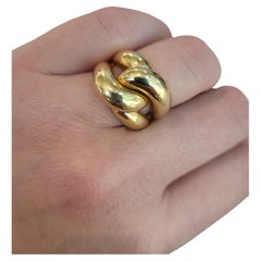 Roberto Coin 18 Karat Gelbgold Vintage Knotenring