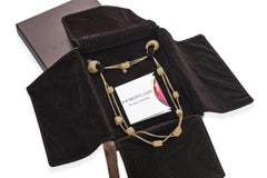 Ensemble de boucles d'oreilles et de colliers tressés en or jaune 18 carats Roberto Coin