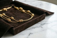 Roberto Coin - Set di collana e orecchini in oro giallo 18 carati con rubino