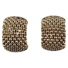 Roberto Coin 18K Yellow Gold Yellow Gold Mesh Omega Back Earrings #25411