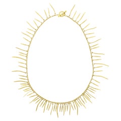 Roberto Coin Collana con nappe in pelle di elefante 18kt