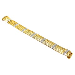 Roberto Coin 18KT Two-Toned Diamond Bracelet