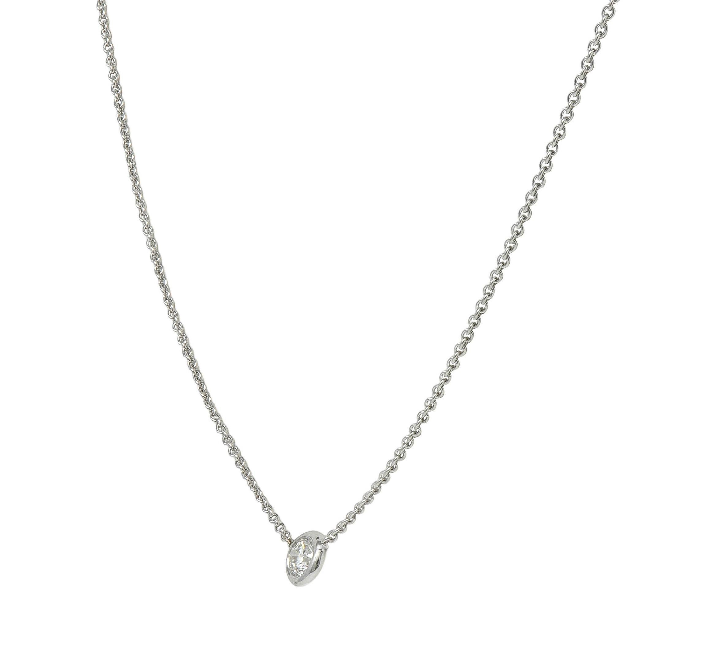 Roberto Coin 2000er Jahre Diamant-Rubin-Halskette aus 18 Karat Gold mit Diamanten von By The Inch im Zustand „Hervorragend“ im Angebot in Philadelphia, PA