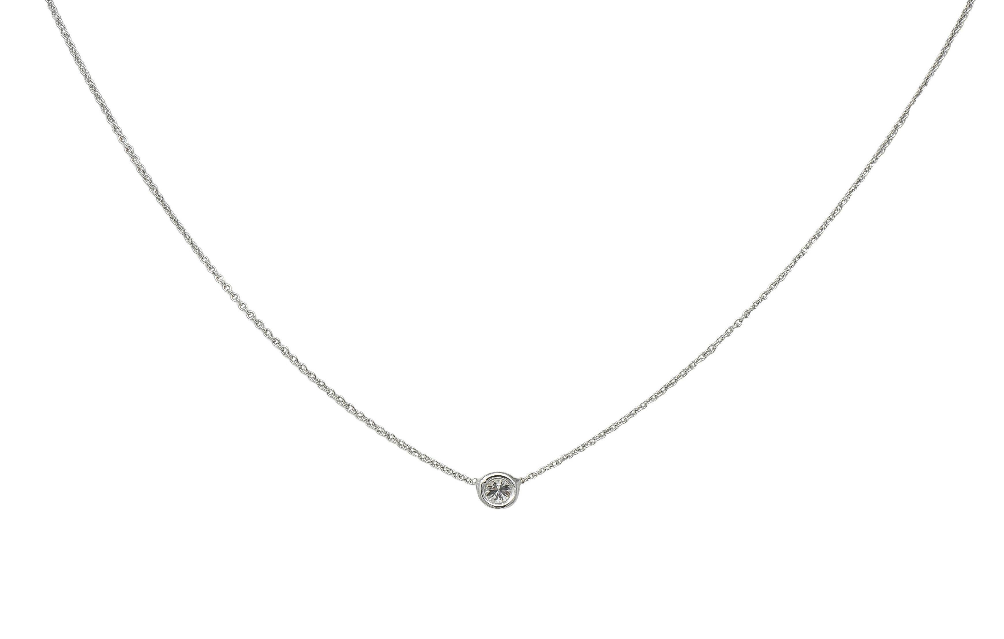 Roberto Coin 2000er Jahre Diamant-Rubin-Halskette aus 18 Karat Gold mit Diamanten von By The Inch für Damen oder Herren im Angebot