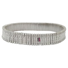 Roberto Coin 38 Grams of 18 Carat White Gold Bracelet 