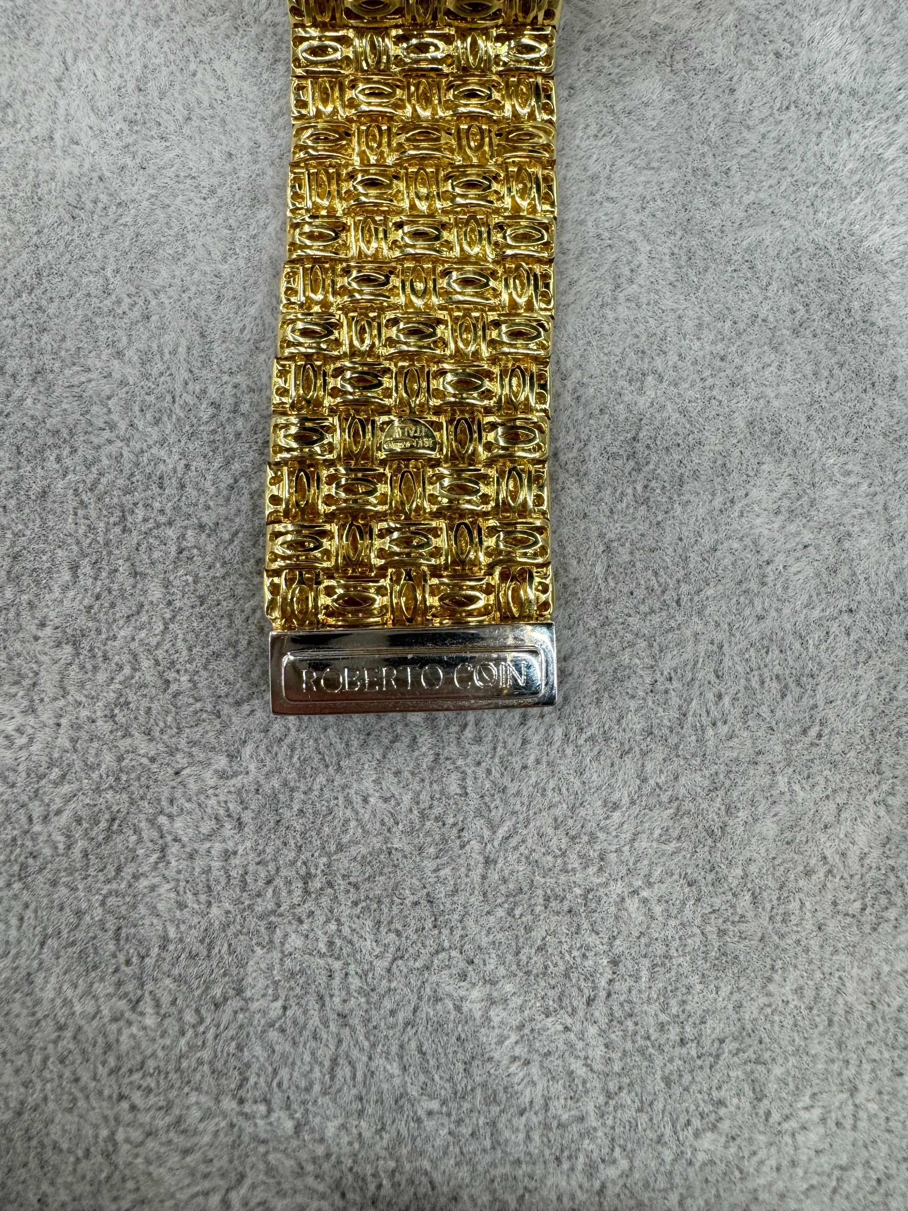 The Row 5 Row Appassionata Bracelet Or jaune 18 carats 94.4 Grammes 7.25