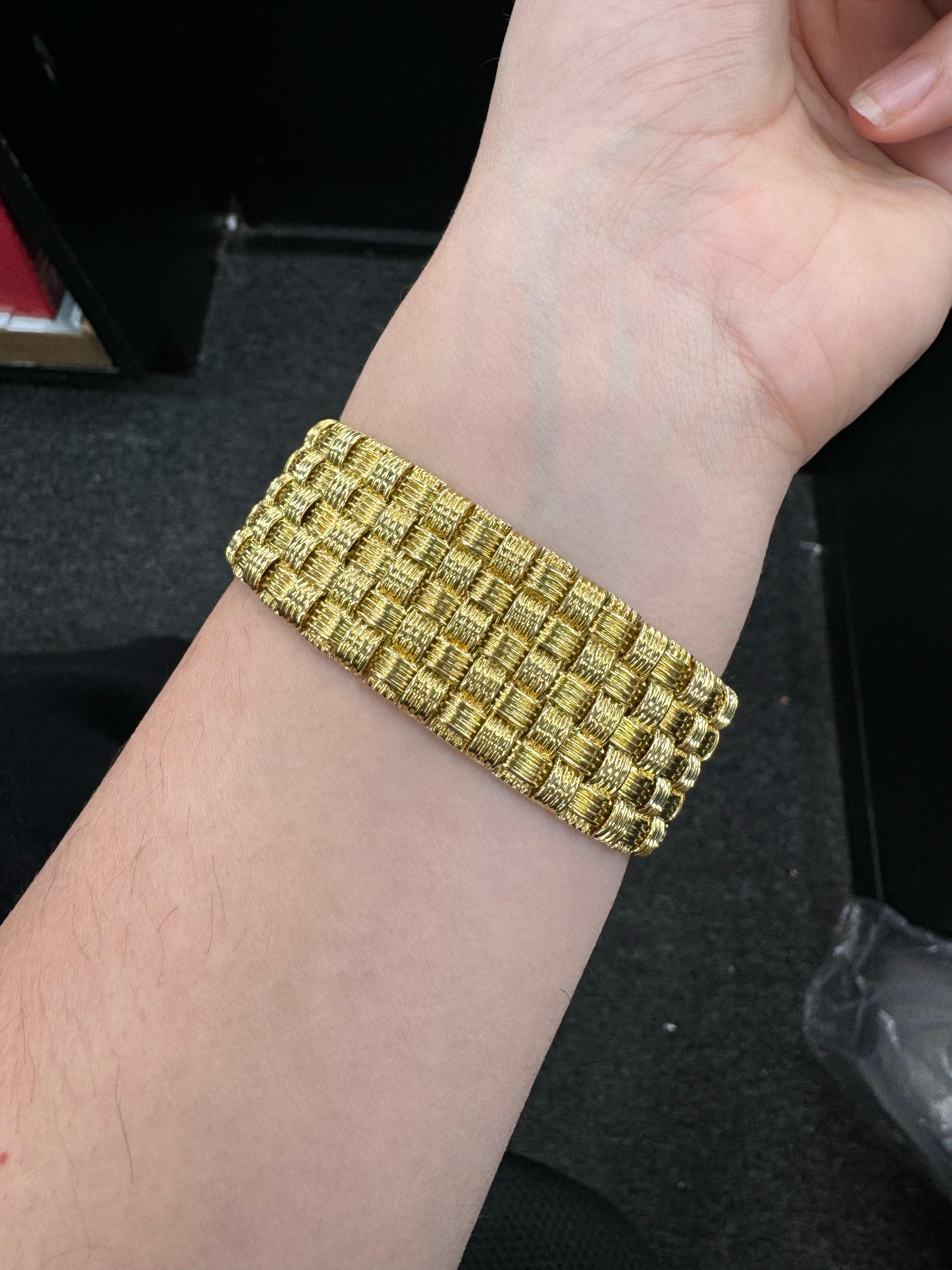 The Row 5 Row Appassionata Bracelet Or jaune 18 carats 94.4 Grammes 7.25