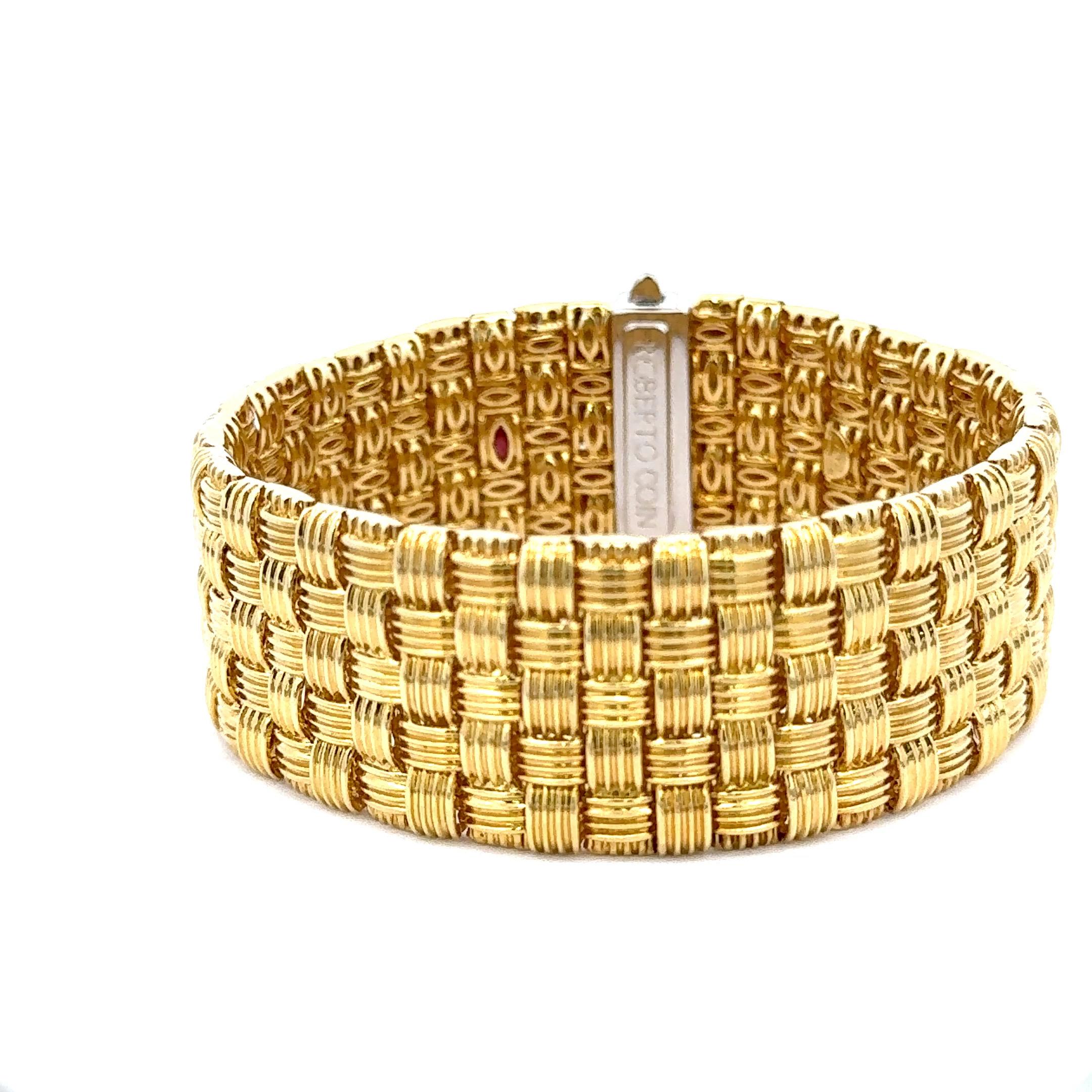 The Row 5 Row Appassionata Bracelet Or jaune 18 carats 94.4 Grammes 7.25