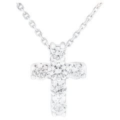Colgante cruz de diamantes de 0,90 quilates Roberto Coin