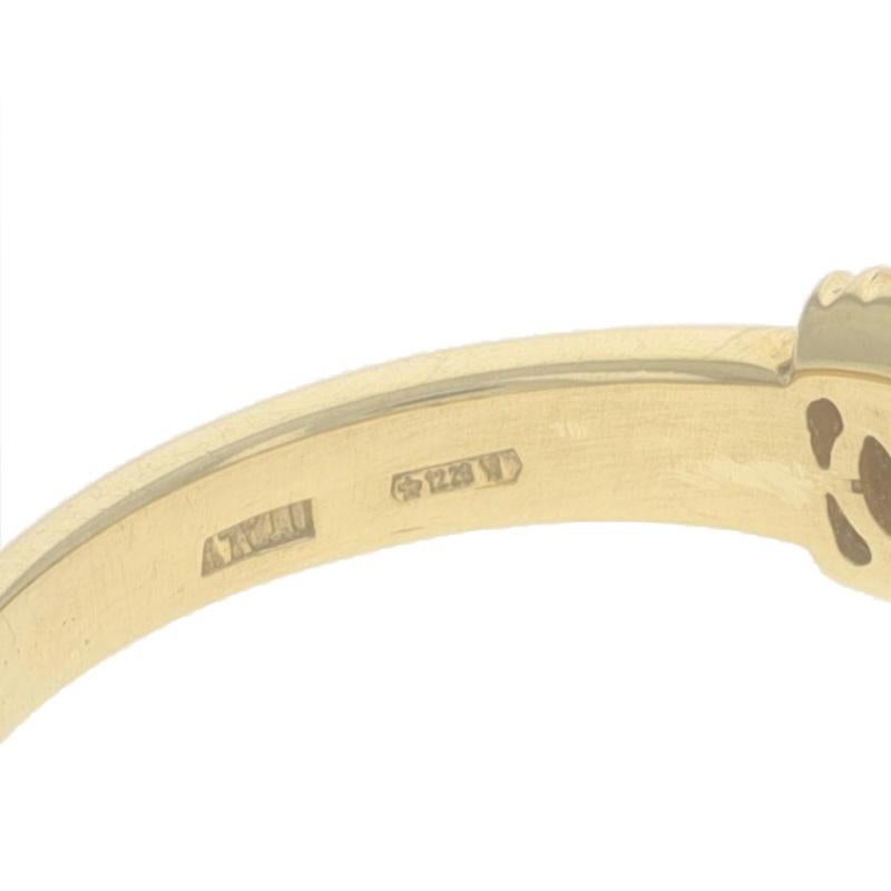 Roberto Coin Apassionata Diamantband - Gelbgold 18k runder .14ctw Ring 1