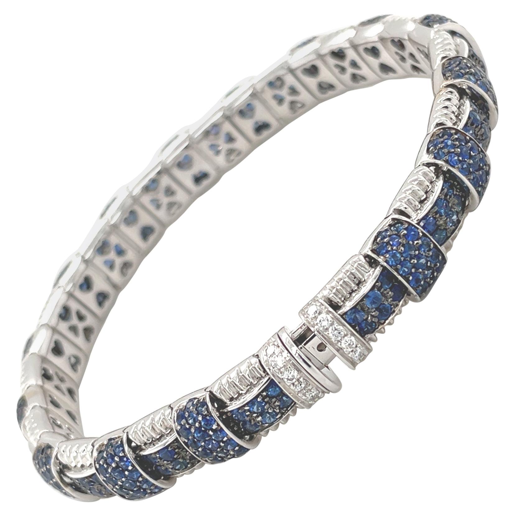 Roberto Coin Appasionata Sapphire and Diamond Bracelet
