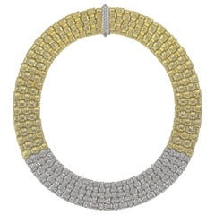 Roberto Coin, ‘Appassionata’ 18 Karat Yellow/White Gold with Diamonds Necklace