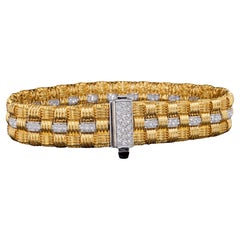 Roberto Coin Appassionata 18K Gold Diamond Bracelet
