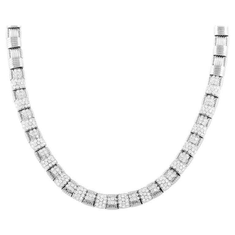 Roberto Coin Appassionata 18k White Gold 7.00 Ct Diamond ...