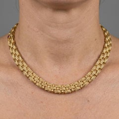 Roberto Coin Appassionata 18k Yellow Gold Woven Collar Necklace