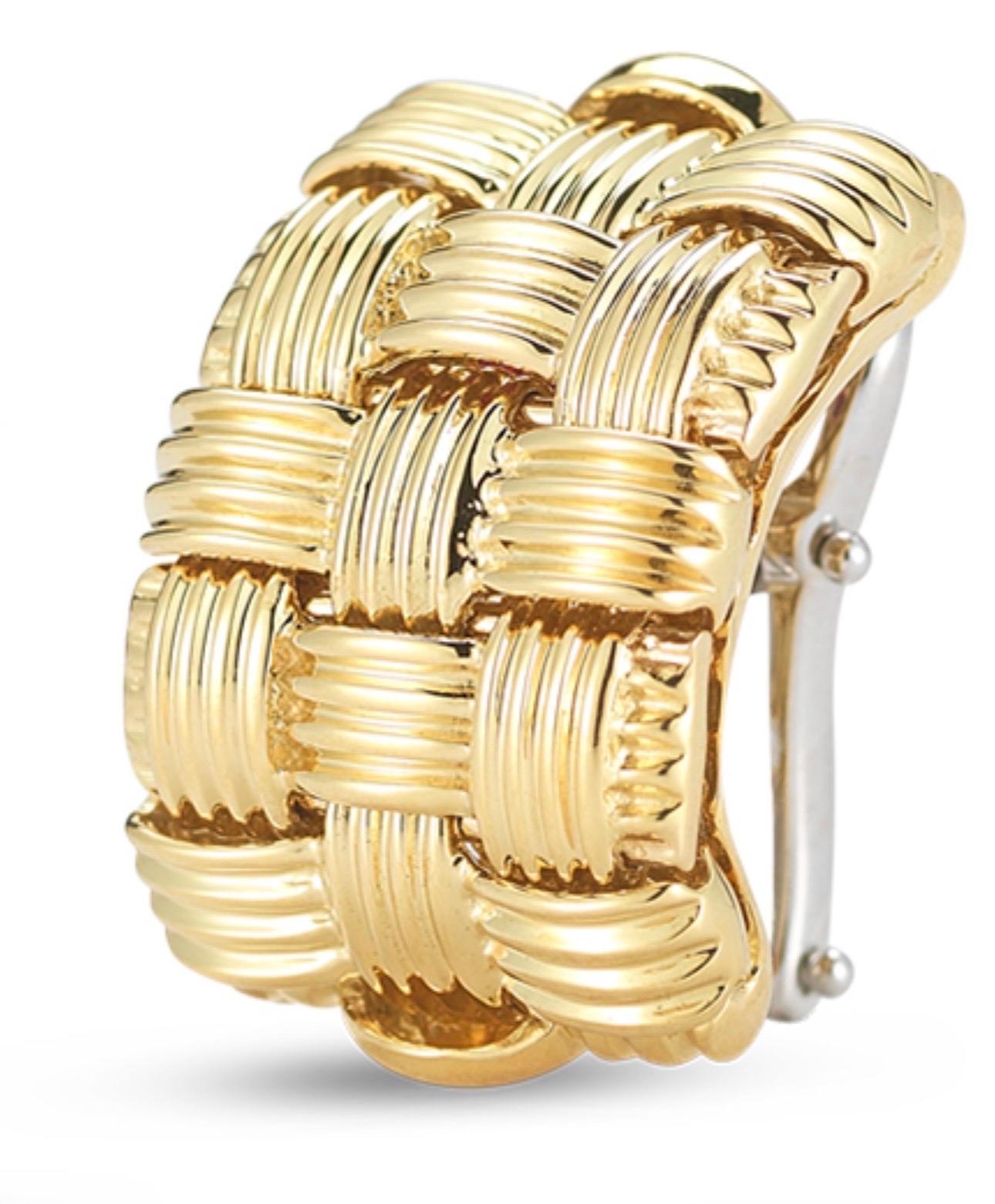 ROBERTO COIN APPASSIONATA Collana con cesto intrecciato a 3 file, bracciale, orecchino e suite di bracciali in vendita 3