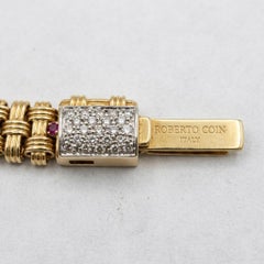 Roberto Coin Appassionata Collection Diamond 18k Yellow Gold Collar Necklace