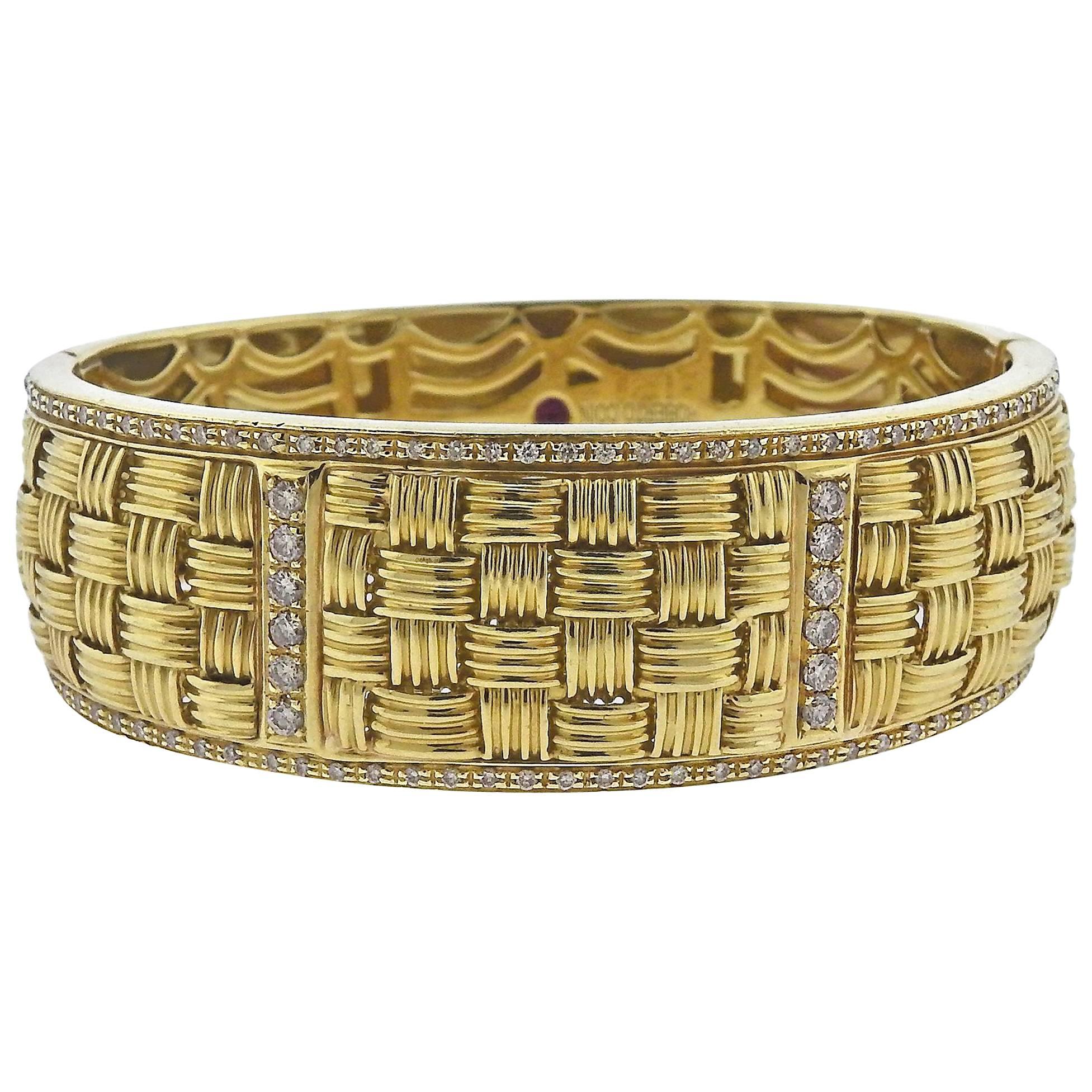 Roberto Coin Appassionata Diamond Gold Bracelet