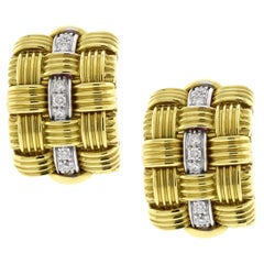 Diamond Clip-on Earrings