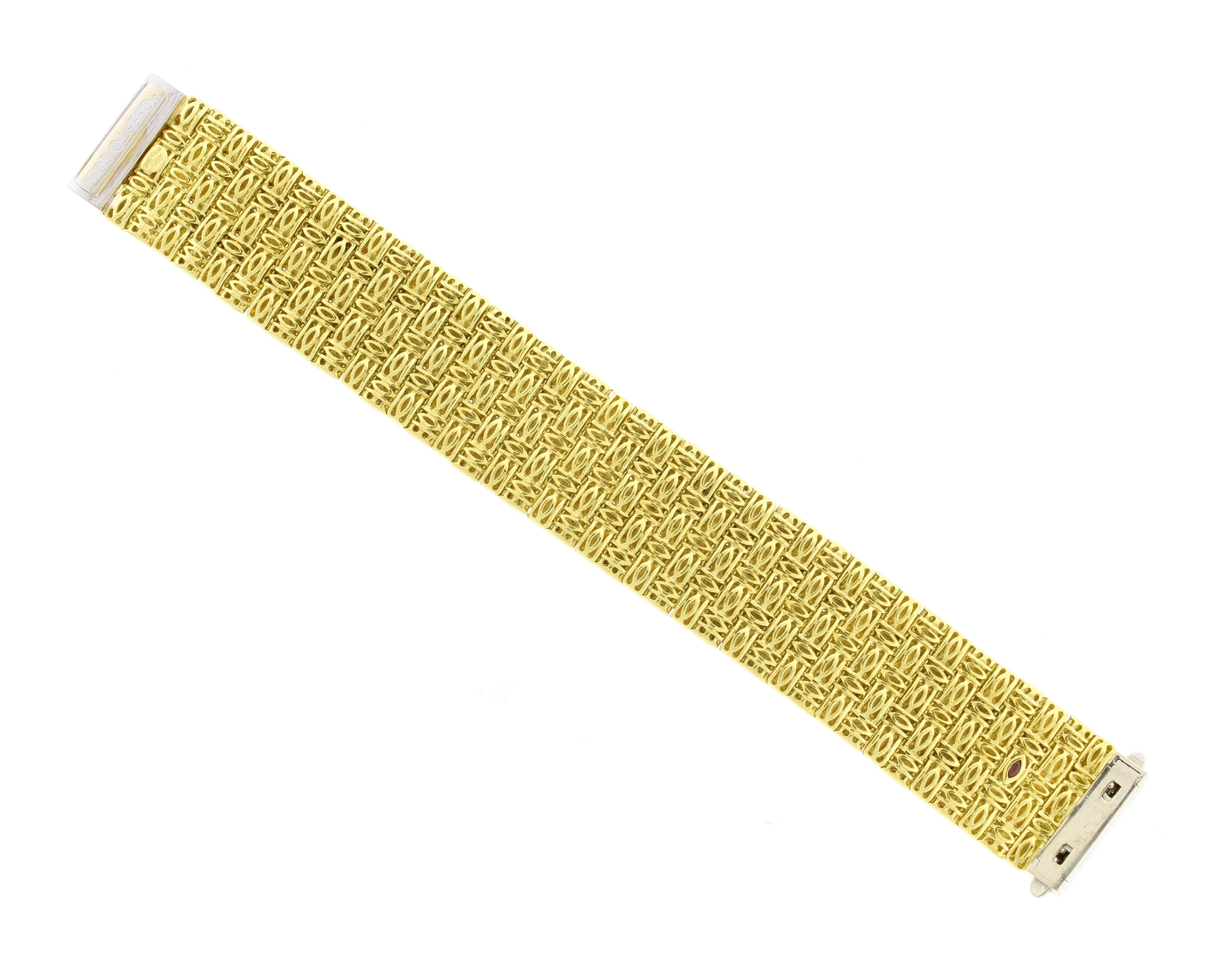 Roberto Coin Pulsera Appassionata Cinco Filas en Bueno estado para la venta en Bethesda, MD