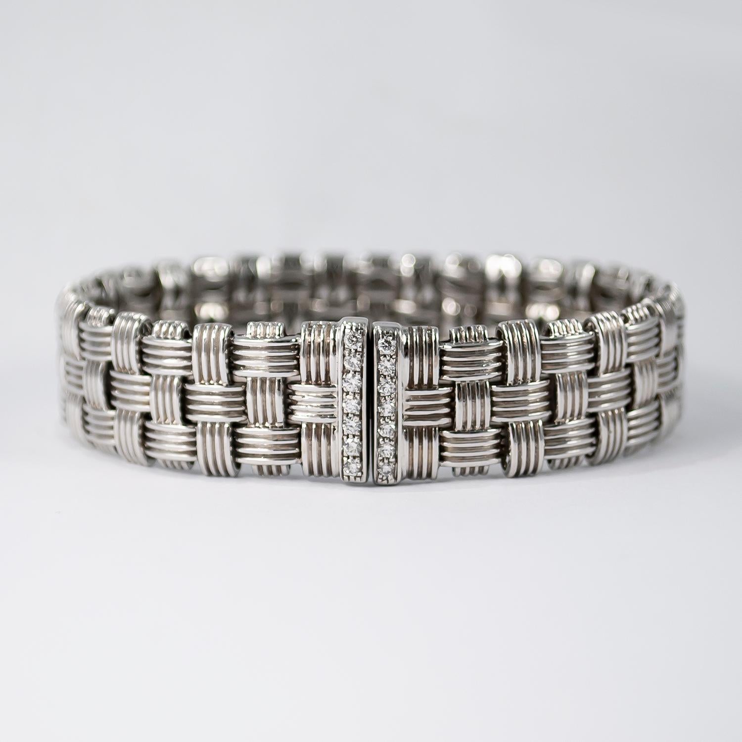 Roberto Coin Appassionata Three-Row Bracelet with Diamonds (Rundschliff)