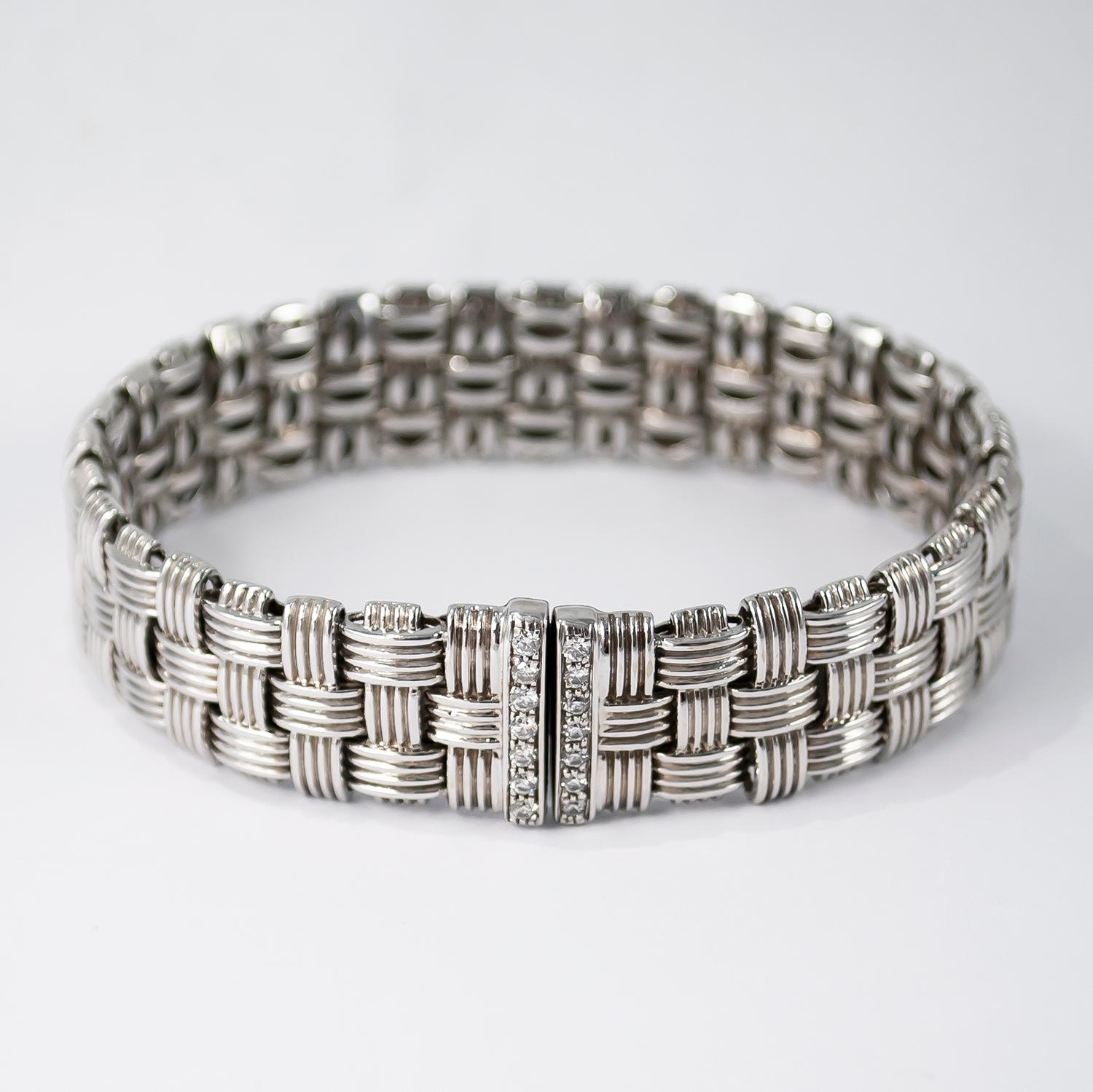 Roberto Coin Appassionata Three-Row Bracelet with Diamonds für Damen oder Herren
