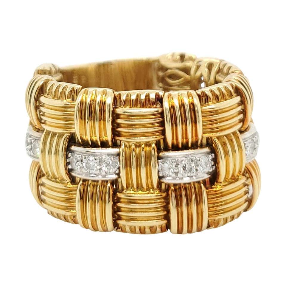 Roberto Coin Appassionata Yellow Gold Diamond Ring at 1stDibs