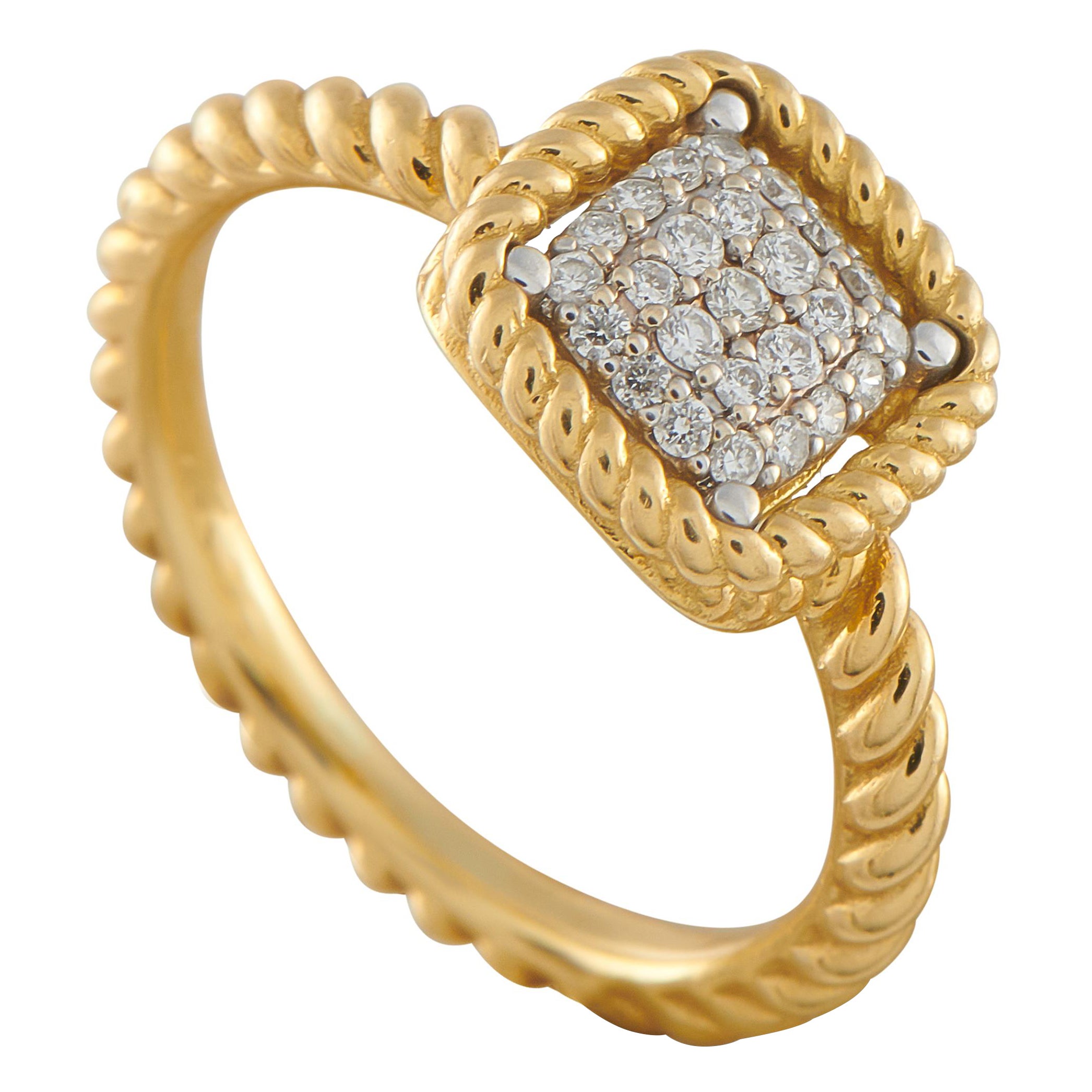 Roberto Coin Barocco 18K Gelbgold Diamantring RC22-122225