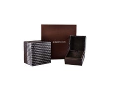 Roberto Coin Bezel Set Diamond Stud Earrings in 18K Yellow Gold, 000712AYERX0