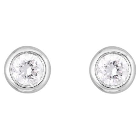 Roberto Coin Diamant-Ohrstecker 000712AWERX0 für Damen mit Lünettenfassung