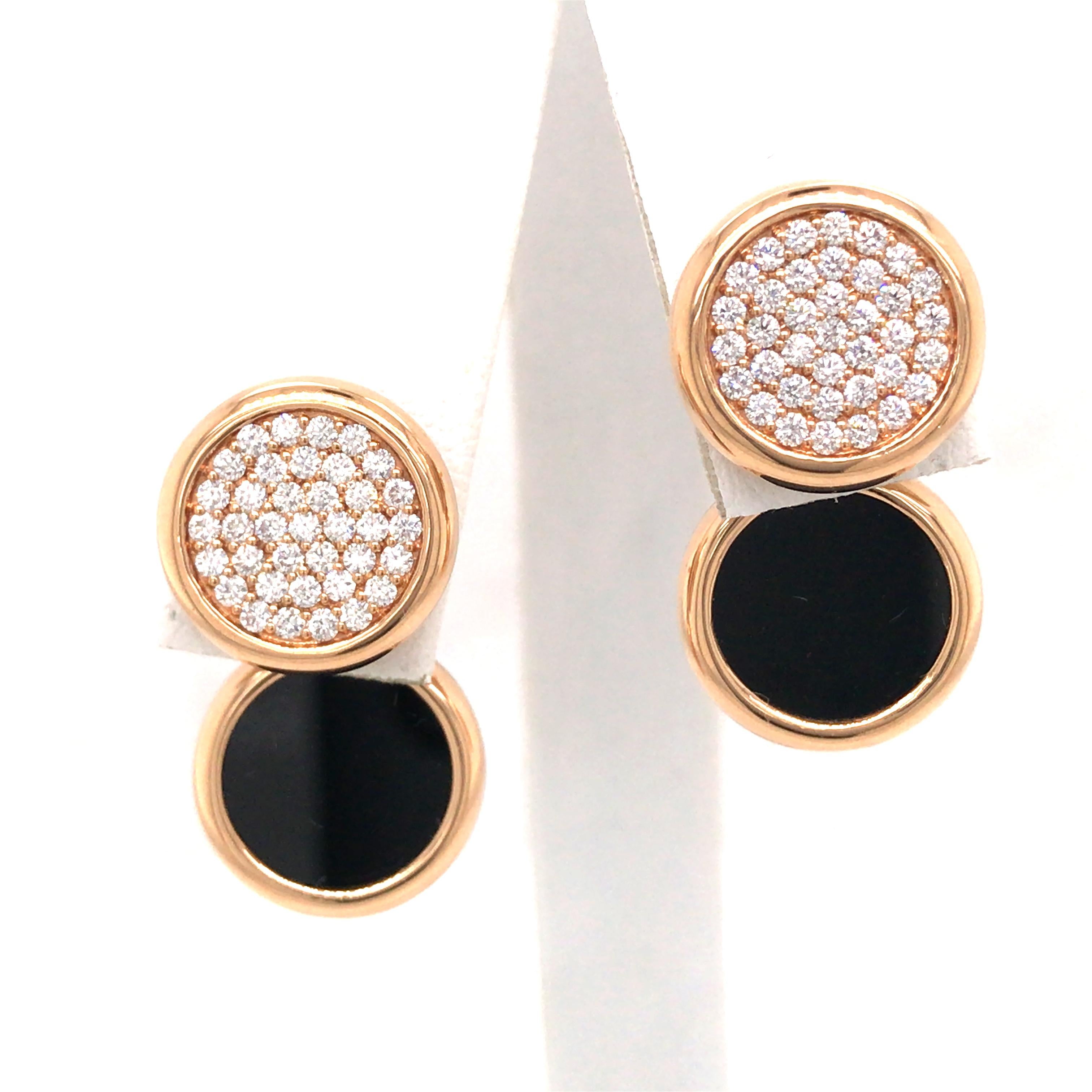roberto coin black jade earrings