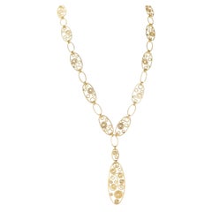 Roberto Coin Bollicine Necklace in 18k Yellow Gold