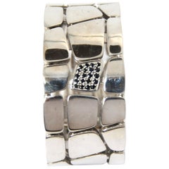 Roberto Coin Bracalet Croco with Black Saphires
