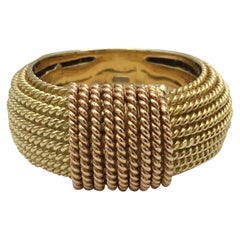 Roberto Coin Braided Two-Tone Gold Ring