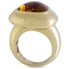 Roberto Coin Capri 18 Karat Yellow Gold Citrine Ring