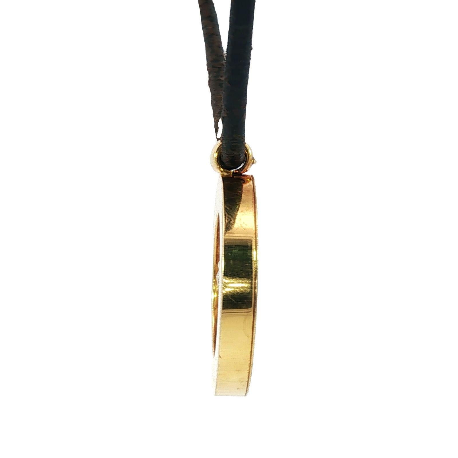 Roberto Coin Cento Collier pendentif diamant 18K Or jaune 16
