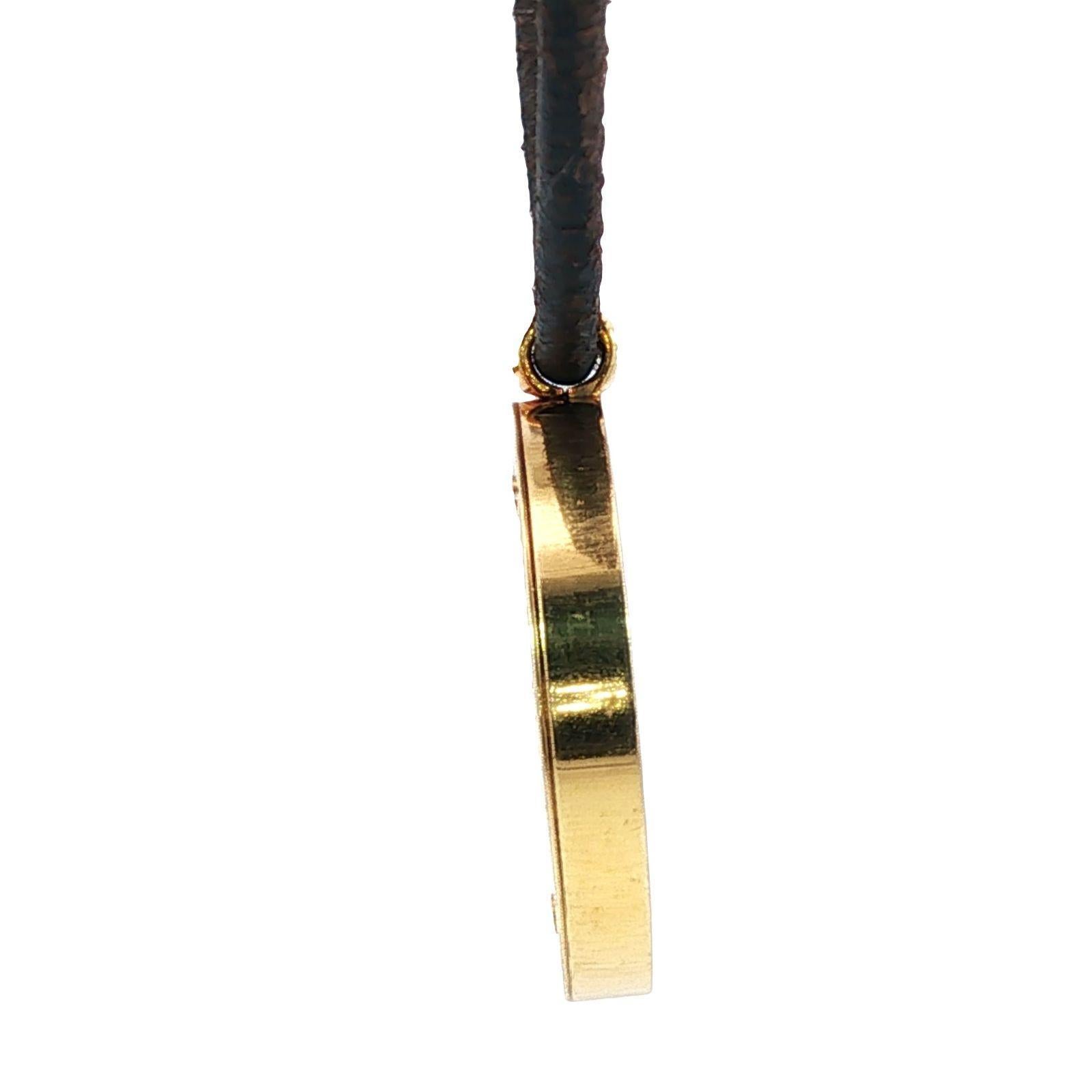 Roberto Coin Cento Collier pendentif diamant 18K Or jaune 16