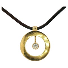 Roberto Coin Cento Collar con Colgante de Diamantes de Oro Amarillo de 18 K 16