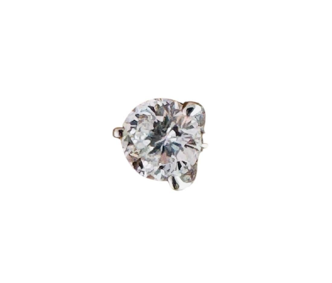 Roberto Coin Cento 18K White Gold Diamond Stud Earrings 1.00cttw #20996 For Sale 4