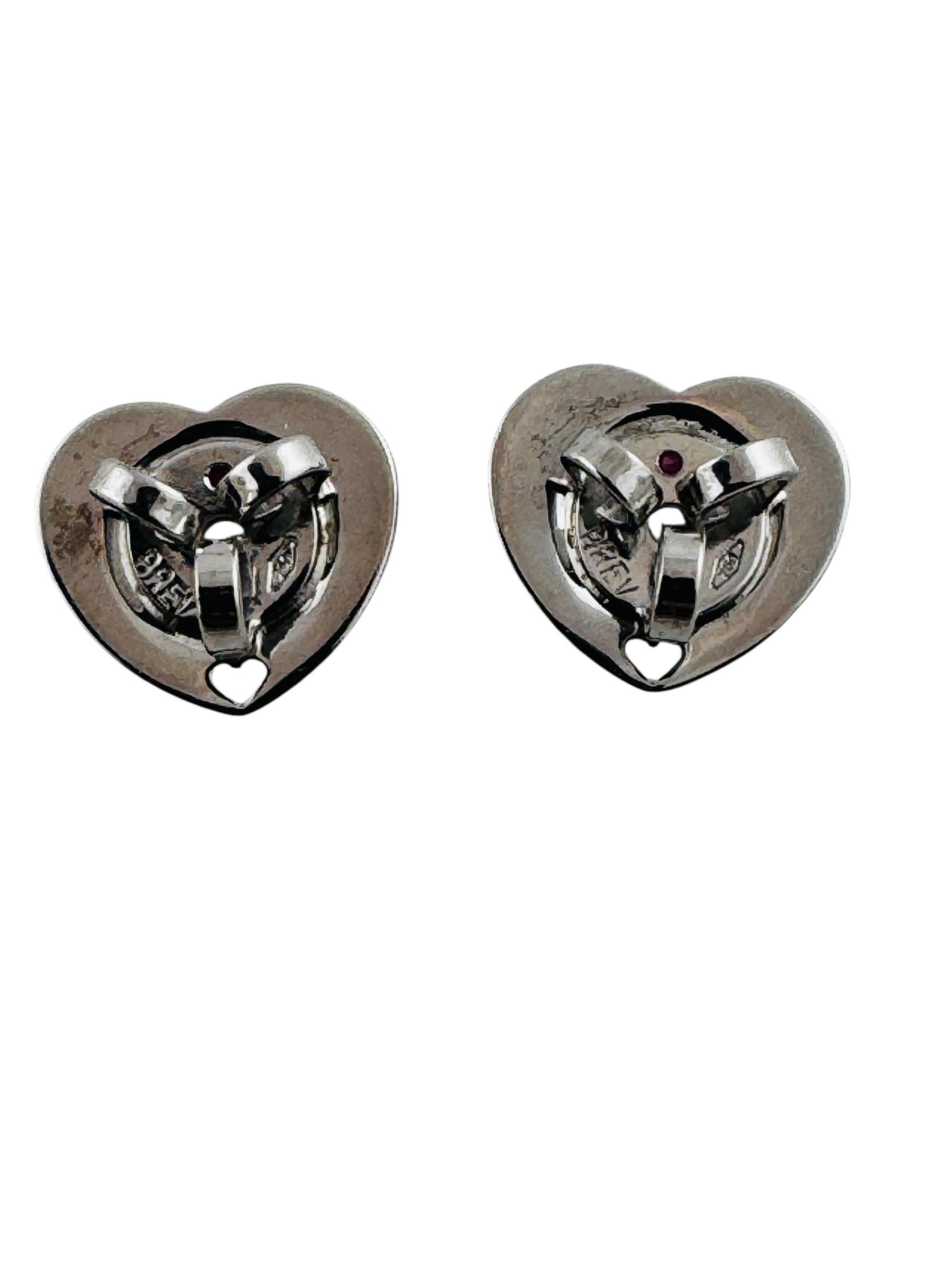 Roberto Coin Cento 18K White Gold Diamond Stud Earrings 1.00cttw #20996 For Sale 8